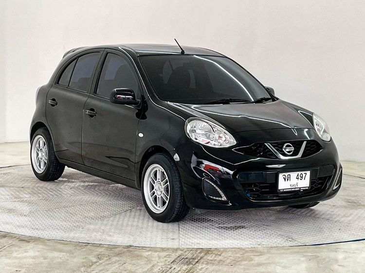 Nissan March 2018 1.2 E Sedan เบนซิน ไม่ติดแก๊ส เกียร์อัตโนมัติ ดำ รูปที่ 3