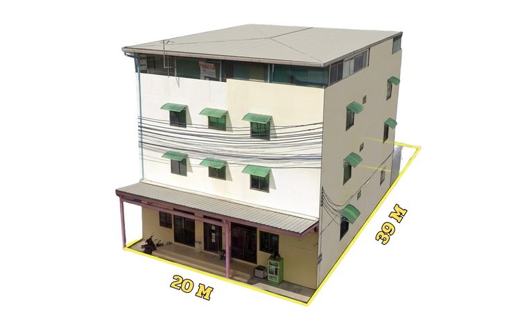 มีบางส่วน ขายอพาร์ทเม้นท์ 4 ชั้น ราคาถูก ทำเลบางนา ใกล้ MRT ศรีอุดม รูปที่ 2