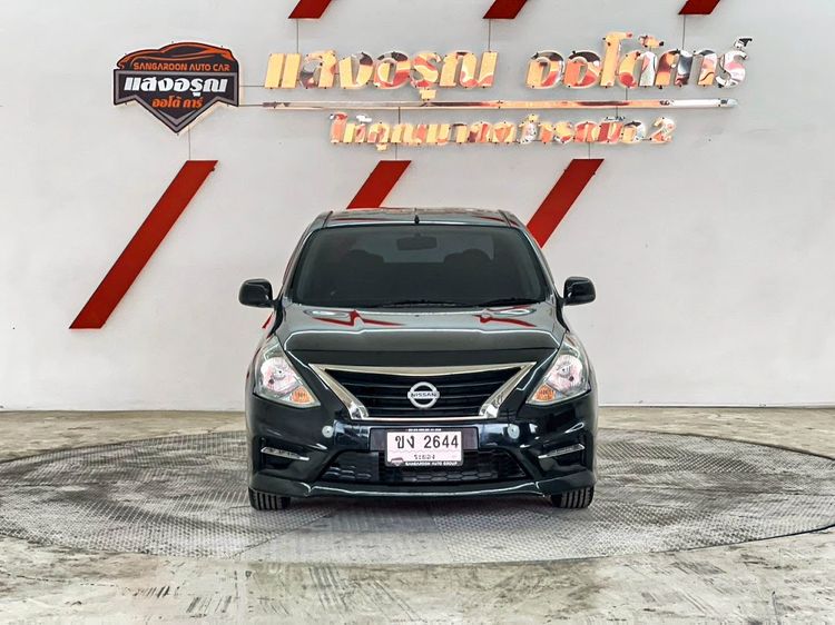 Nissan Almera 2018 1.2 E Sportech Sedan เบนซิน ไม่ติดแก๊ส เกียร์อัตโนมัติ ดำ รูปที่ 2