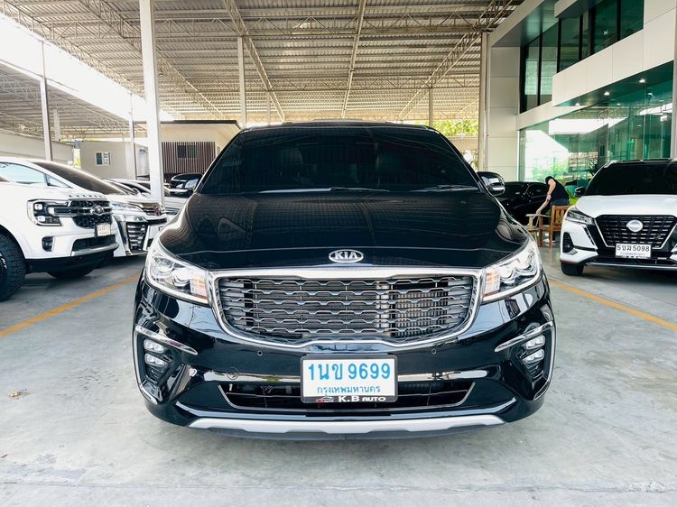 Kia Grand Carnival 2020 2.2 SXL Van ดีเซล ไม่ติดแก๊ส เกียร์อัตโนมัติ ดำ รูปที่ 3
