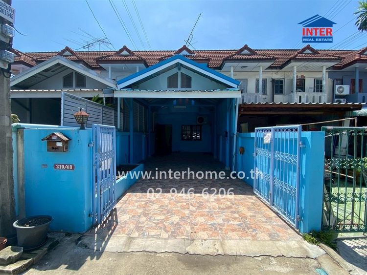 ทาวน์เฮ้าส์ 2 ชั้น 22.8 ตร.ว. หมู่บ้านเทพทิพย์นิเวศน์ ซอยสายไหม10 ถนนสายไหม เขตสายไหม กรุงเทพมหานคร รูปที่ 1