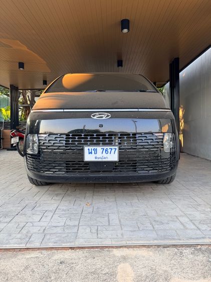 Hyundai Staria 2023 2.2 SEL Van ดีเซล ไม่ติดแก๊ส เกียร์อัตโนมัติ ดำ รูปที่ 2