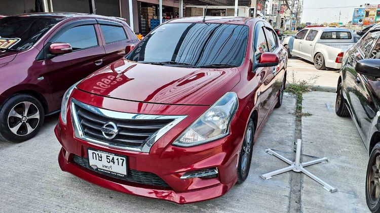 รถ Nissan Almera 1.2 E Sportech สี แดง