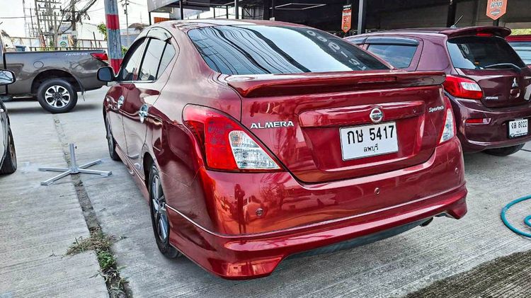 Nissan Almera 2018 1.2 E Sportech Sedan เบนซิน ไม่ติดแก๊ส เกียร์อัตโนมัติ แดง รูปที่ 4