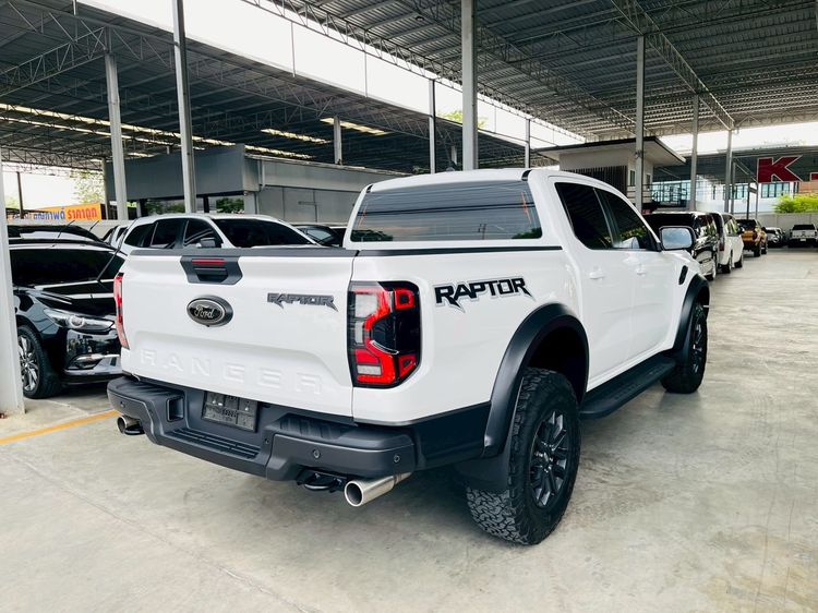 Ford Ranger 2023 Raptor 3.0 4WD Pickup เบนซิน ไม่ติดแก๊ส เกียร์อัตโนมัติ ขาว รูปที่ 4