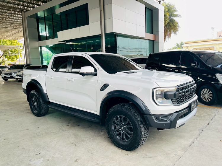 Ford Ranger 2023 Raptor 3.0 4WD Pickup เบนซิน ไม่ติดแก๊ส เกียร์อัตโนมัติ ขาว รูปที่ 3