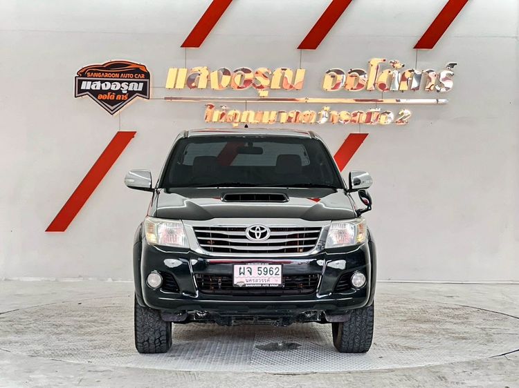 Toyota Hilux Vigo Champ 2012 Smart Cab 2.5 E Prerunner Pickup ดีเซล ไม่ติดแก๊ส เกียร์ธรรมดา ดำ รูปที่ 2