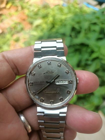 Vintage Mido Commander Ocean Star Data-day Auto 8269 Made swiss หน้าเฟดเดิม เก่าคลาสสิค สายเดิมยาว เครื่องเดิม เดินปรกติ ใช้ได้อีกนาน นาน รูปที่ 4