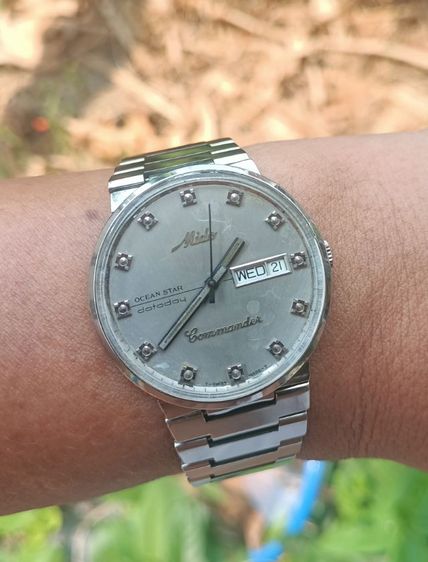 Vintage Mido Commander Ocean Star Data-day Auto 8269 Made swiss หน้าเฟดเดิม เก่าคลาสสิค สายเดิมยาว เครื่องเดิม เดินปรกติ ใช้ได้อีกนาน นาน รูปที่ 3