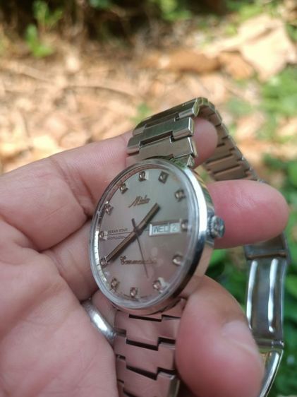 Vintage Mido Commander Ocean Star Data-day Auto 8269 Made swiss หน้าเฟดเดิม เก่าคลาสสิค สายเดิมยาว เครื่องเดิม เดินปรกติ ใช้ได้อีกนาน นาน รูปที่ 7