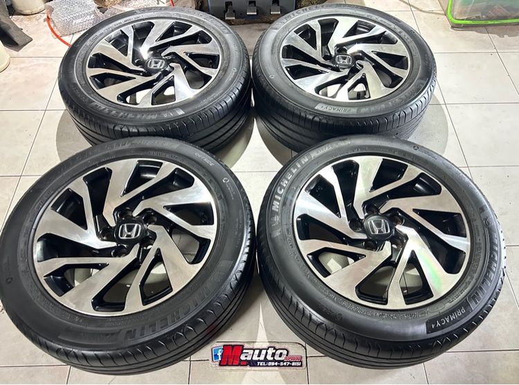 ล้อเดิมHONDA CIVIC 16 5รู114 พร้อมยางมิชลีน 215 55 16 ล้อแถมยาง5500 รูปที่ 10