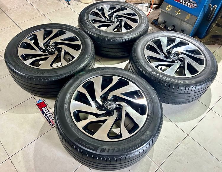 ล้อเดิมHONDA CIVIC 16 5รู114 พร้อมยางมิชลีน 215 55 16 ล้อแถมยาง5500 รูปที่ 8