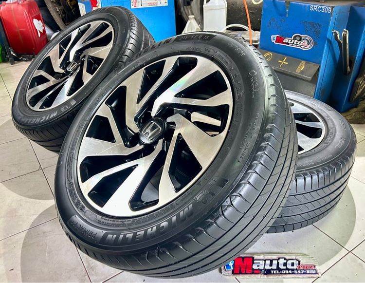 ล้อเดิมHONDA CIVIC 16 5รู114 พร้อมยางมิชลีน 215 55 16 ล้อแถมยาง5500