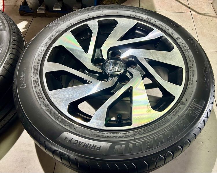 ล้อเดิมHONDA CIVIC 16 5รู114 พร้อมยางมิชลีน 215 55 16 ล้อแถมยาง5500 รูปที่ 7