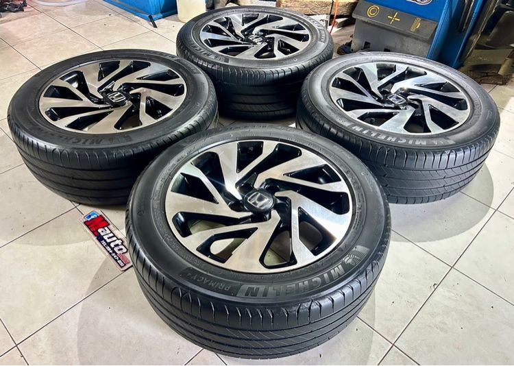 ล้อเดิมHONDA CIVIC 16 5รู114 พร้อมยางมิชลีน 215 55 16 ล้อแถมยาง5500 รูปที่ 9