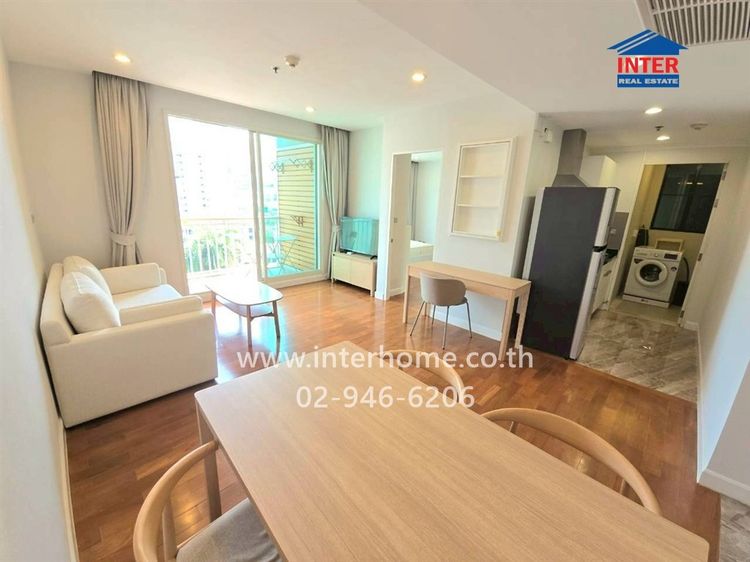 คอนโดมิเนียม 57.23 ตร.ม. บ้านสิริ เธอร์ตี้วัน สุขุมวิท31 ซอยสวัสดี ซอยสุขุมวิท31 ถนนสุขุมวิท เขตวัฒนา กรุงเทพมหานคร รูปที่ 3