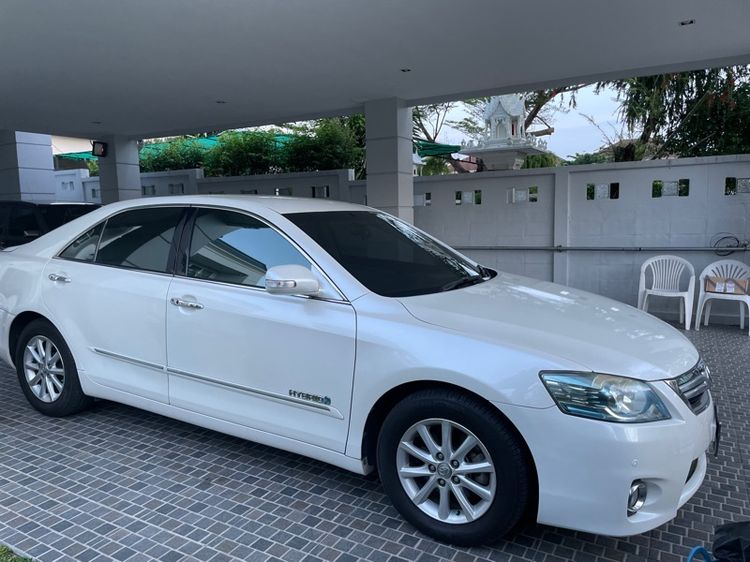 Toyota Camry 2010 2.4 Hybrid Sedan ไฮบริด เกียร์อัตโนมัติ ขาว รูปที่ 2