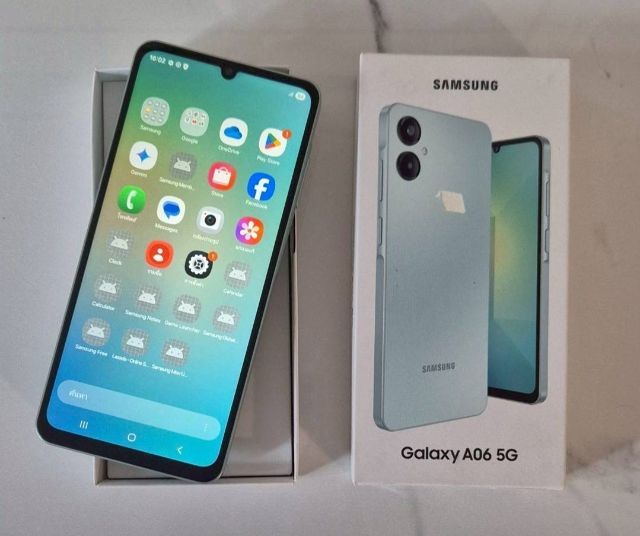 Samsung Galaxy A06 5G 128GB เครื่องใหม่มีตำหนิ ของแท้ ศูนย์ไทย  มีประกัน สี Light Green  รูปที่ 2