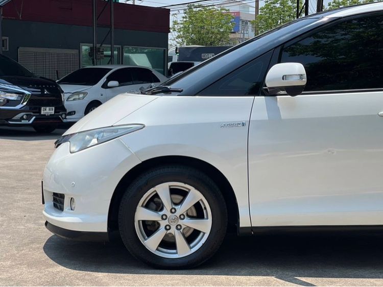 Toyota Estima 2007 2.4 Hybrid E-Four 4WD Van ไฮบริด ไม่ติดแก๊ส เกียร์อัตโนมัติ ขาว รูปที่ 3