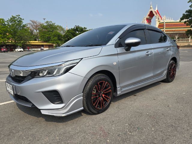 Honda City 2021 1.0 S Sedan เบนซิน ไม่ติดแก๊ส เกียร์อัตโนมัติ เทา รูปที่ 3
