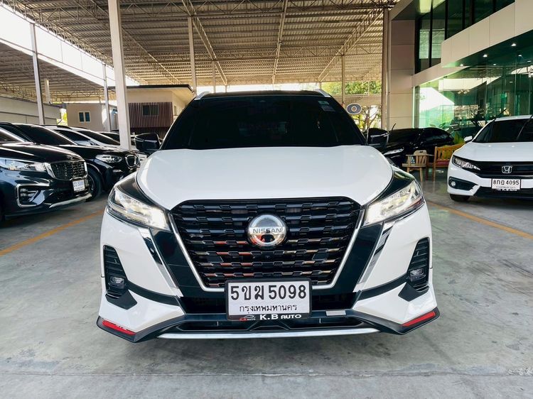 Nissan Kicks 2024 1.2 VL Sedan ไฮบริด ไม่ติดแก๊ส เกียร์อัตโนมัติ ขาว รูปที่ 3