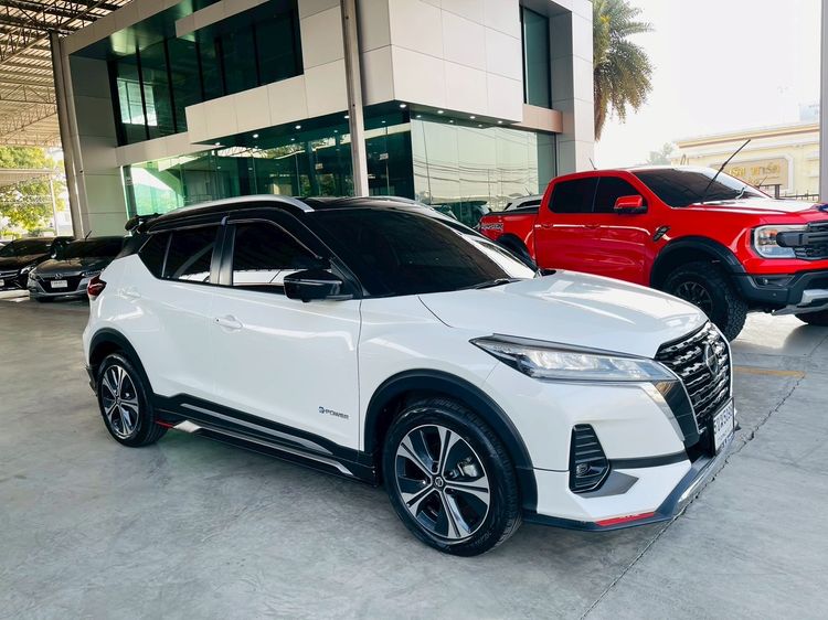 Nissan Kicks 2024 1.2 VL Sedan ไฮบริด ไม่ติดแก๊ส เกียร์อัตโนมัติ ขาว รูปที่ 2