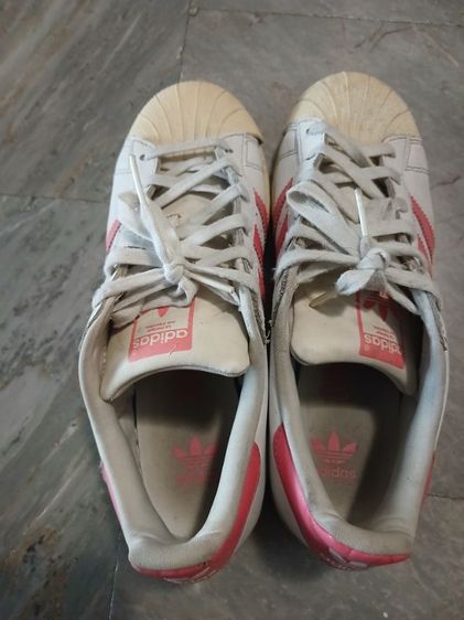 รองเท้าผ้าใบ ขาว หนัง PU UK 5.5 | EU 38 2/3 | US 7 รองเท้า Adidas ของแท้⁹