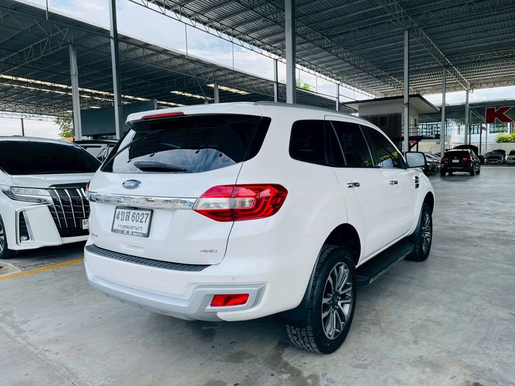 Ford Everest 2022 2.0 Titanium Plus 4WD Utility-car ดีเซล ไม่ติดแก๊ส เกียร์อัตโนมัติ ขาว รูปที่ 4