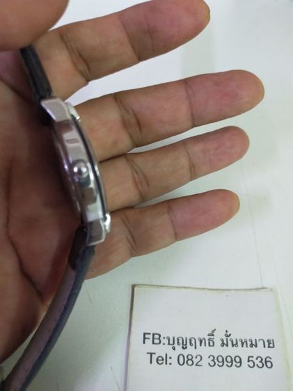 นาฬิกา adidas ของแท้ 37ม. สายหนังแท้ เดินดีปกติ สภาพดี รูปที่ 3