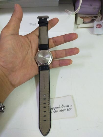 นาฬิกา adidas ของแท้ 37ม. สายหนังแท้ เดินดีปกติ สภาพดี รูปที่ 6