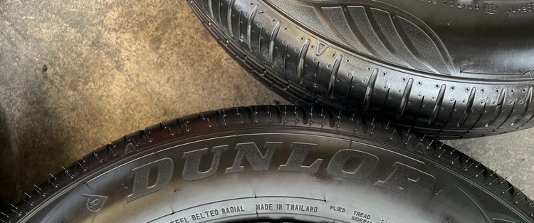 ✨ยางใหม่ป้ายแดง✨195-60-16 Dunlop🚩ปี 26🚩ใหม่กริ๊บ💖ถอดจาก🚗โชว์รูมรถ รูปที่ 2