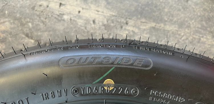 ✨ยางใหม่ป้ายแดง✨195-60-16 Dunlop🚩ปี 26🚩ใหม่กริ๊บ💖ถอดจาก🚗โชว์รูมรถ รูปที่ 5