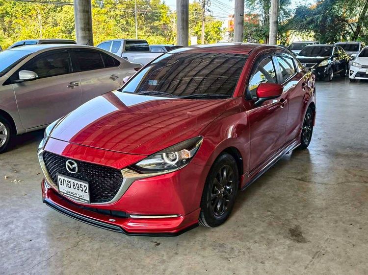 รถ Mazda Mazda 2 1.3 Skyactiv-G S Leather Sedan สี แดง
