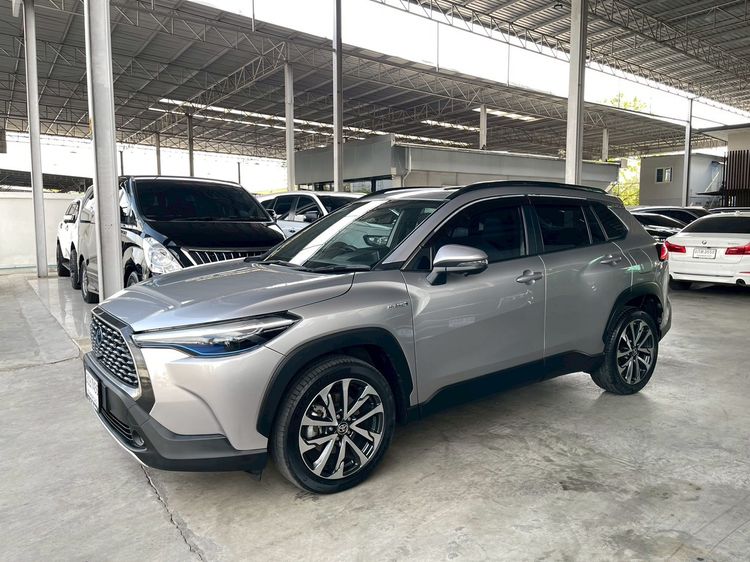 รถ Toyota Corolla Cross 1.8 Hybrid Premium Safety สี เทา