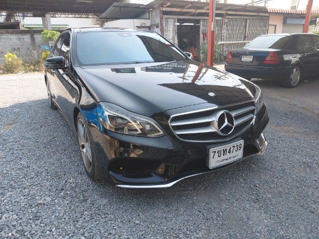 Mercedes-Benz E-Class 2013 E300 2.2 BlueTEC Hybrid AMG Dynamic Sedan ไฮบริด ไม่ติดแก๊ส เกียร์อัตโนมัติ ดำ รูปที่ 2