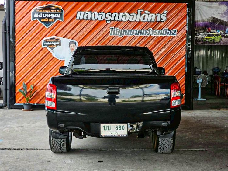 Mitsubishi Triton 2018 2.5 GLX Pickup ดีเซล ไม่ติดแก๊ส เกียร์ธรรมดา ดำ รูปที่ 4