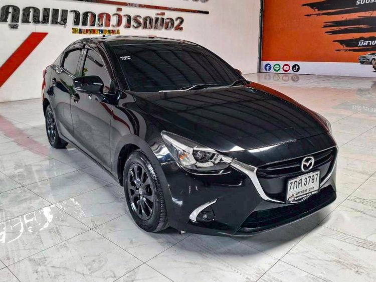 Mazda Mazda 2 2018 1.3 High Connect Sedan เบนซิน ไม่ติดแก๊ส เกียร์อัตโนมัติ ดำ รูปที่ 3