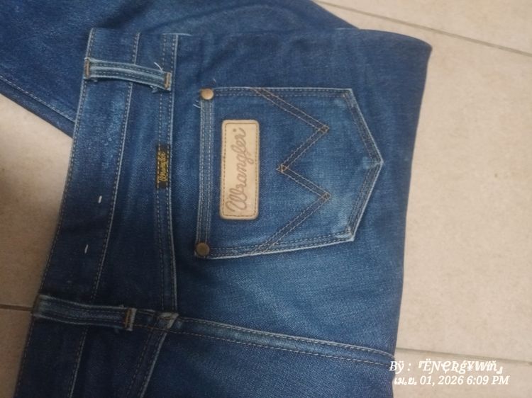 กางเกงยีนส์ wrangler แท้ ขาม้า เอว31-32 รูปที่ 4
