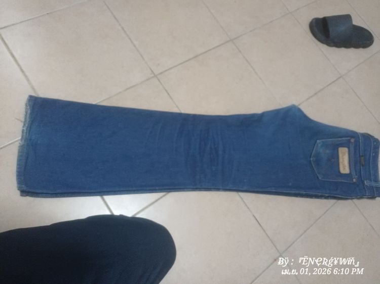 อื่นๆ M แขนยาว กางเกงยีนส์ wrangler แท้ ขาม้า เอว31-32