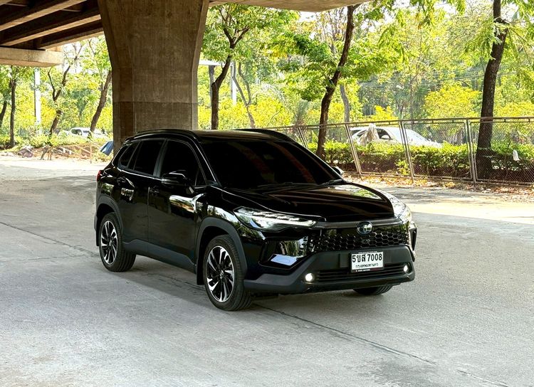 Toyota Corolla Cross 2024 1.8 HEV Premium Luxury Utility-car ไฮบริด ไม่ติดแก๊ส เกียร์อัตโนมัติ ดำ รูปที่ 3