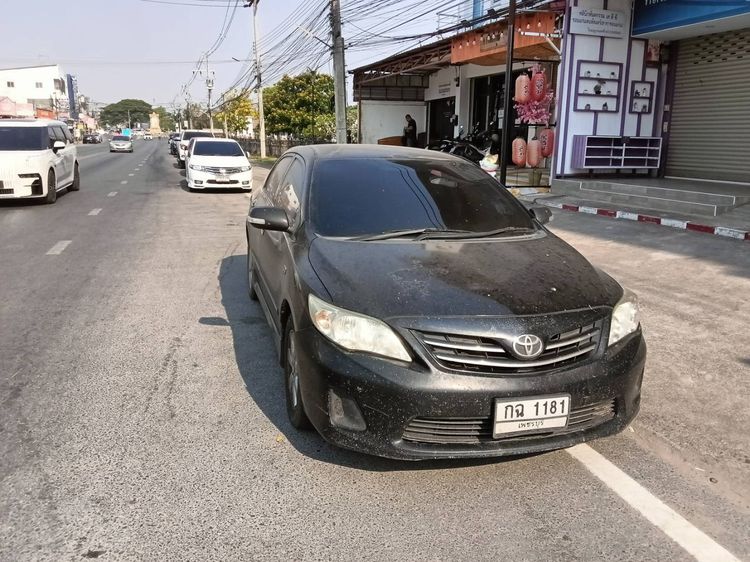 Toyota Altis 2013 1.6 E Sedan เบนซิน ไม่ติดแก๊ส เกียร์อัตโนมัติ ดำ รูปที่ 3