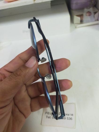 แว่นกันแดด MOSCHINO ของแท้ ขนาด 50 20 135 หน้ากว้าง 135 ม. ทรงวินเทจ สวยๆ รูปที่ 11