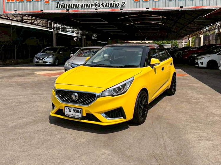 MG MG3 2019 1.5 X Sedan เบนซิน ไม่ติดแก๊ส เกียร์อัตโนมัติ เหลือง