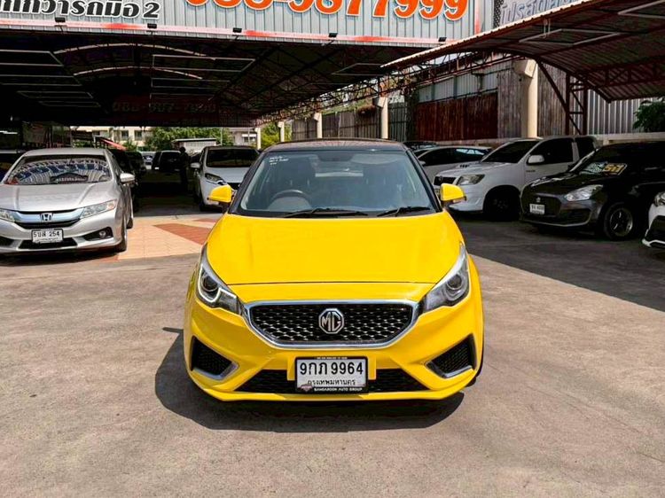 MG MG3 2019 1.5 X Sedan เบนซิน ไม่ติดแก๊ส เกียร์อัตโนมัติ เหลือง รูปที่ 2