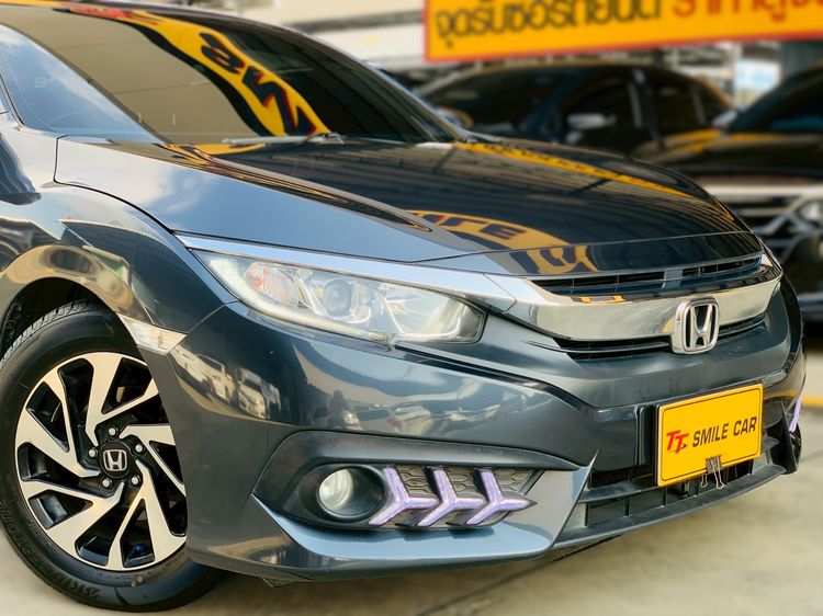 Honda Civic 2017 1.8 EL i-VTEC Sedan เบนซิน ไม่ติดแก๊ส เกียร์อัตโนมัติ น้ำเงิน รูปที่ 4