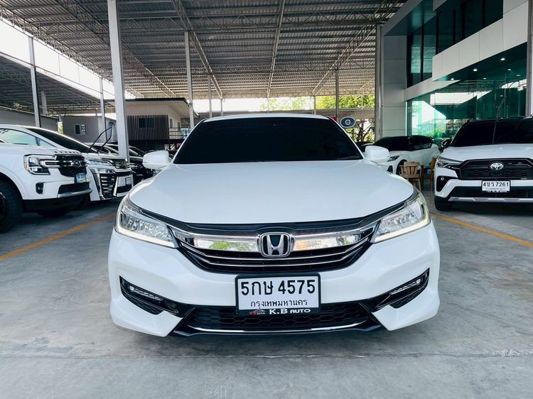 Honda Accord 2017 2.0 EL i-VTEC Sedan เบนซิน ไม่ติดแก๊ส เกียร์อัตโนมัติ ขาว รูปที่ 3
