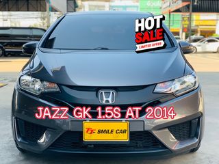 2014 Honda JAZZ GK 1.5S✅รถบ้าน สวยครบครัน🎀ฟรีค่าโอน😁ล่อหล่อ 15 นิ้ว ▶️เครื่อง เกียร์ ช่วงล่างแจ่ม▶️พร้อมลุยทั่วไทย