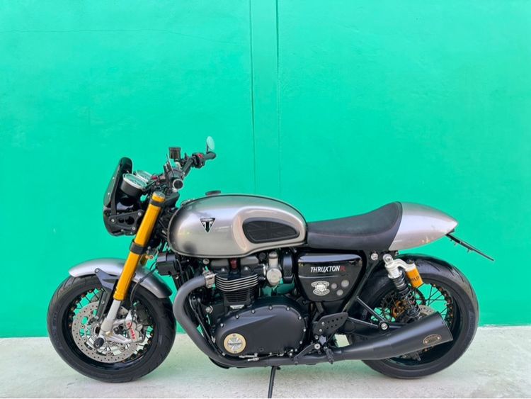 Triumph Thruxton R 1200 สีเทา ปี2016แต่งเต็มระบบ รูปที่ 12