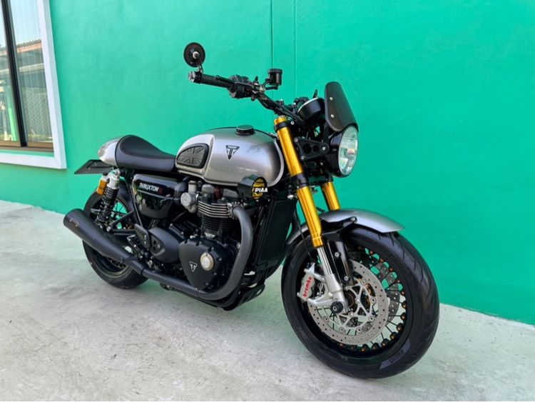 Triumph Thruxton R 1200 สีเทา ปี2016แต่งเต็มระบบ รูปที่ 2