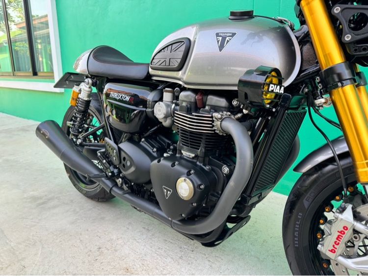 Triumph Thruxton R 1200 สีเทา ปี2016แต่งเต็มระบบ รูปที่ 8